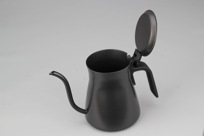Black Pour Over Coffee Tee Wasserkocher