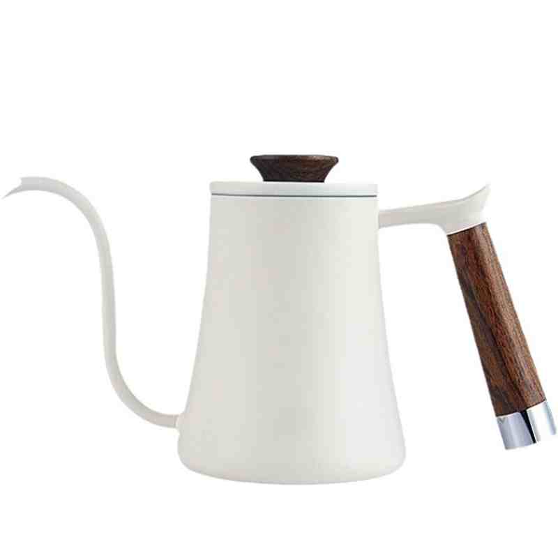 Characteristics of stainless steel coffee hand brewing pot usage